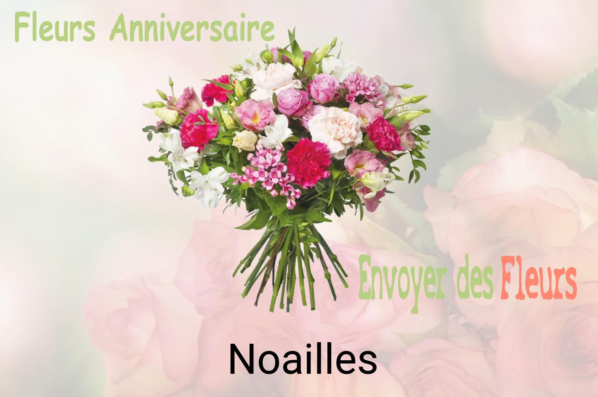 Bouquet de fleurs d’anniversaire livré à Noailles